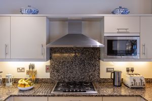 Kitchen gas hob- click for photo gallery